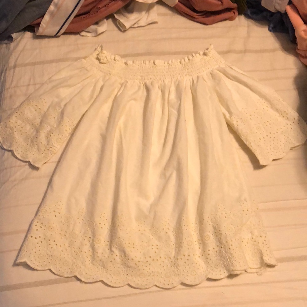 off the shoulder shirt